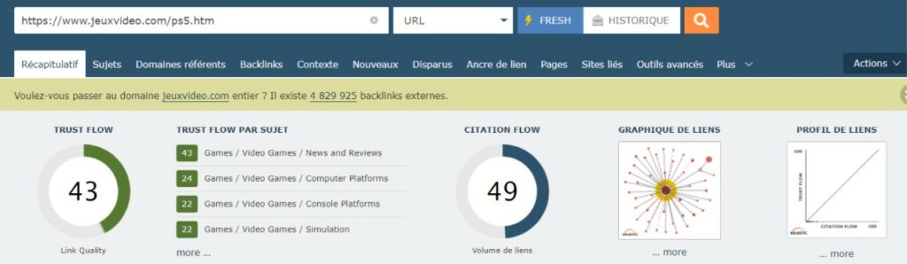 other example trust flow citation flow