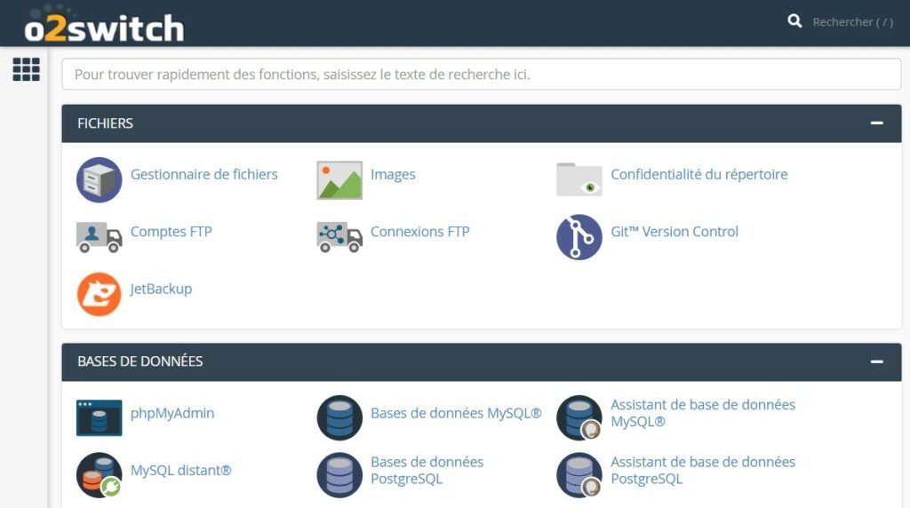 example cpanel