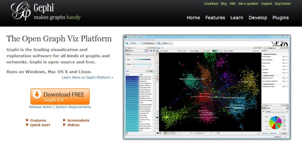 gephi interface