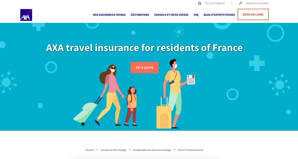 axa travel affiliation