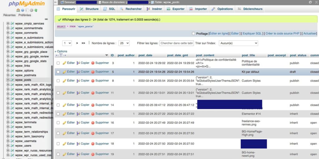 o2switch database