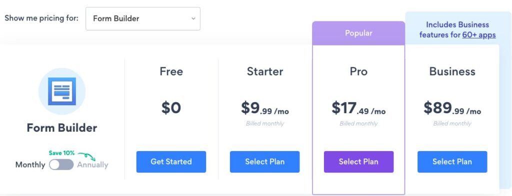 monthly payment powr io