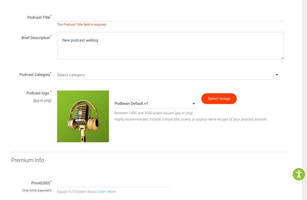 podcast premium podbean