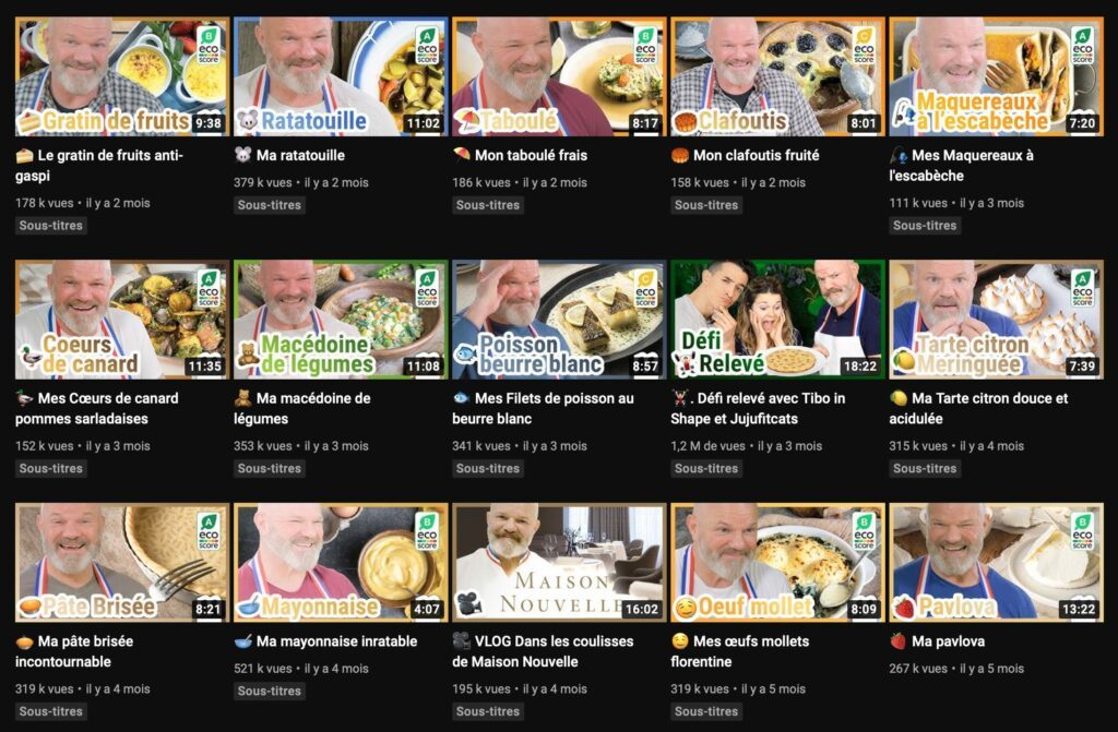 channel youtube cuisine