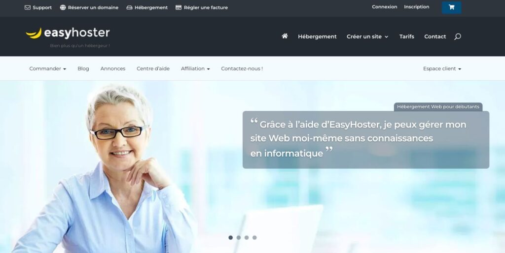 easyhoster home page