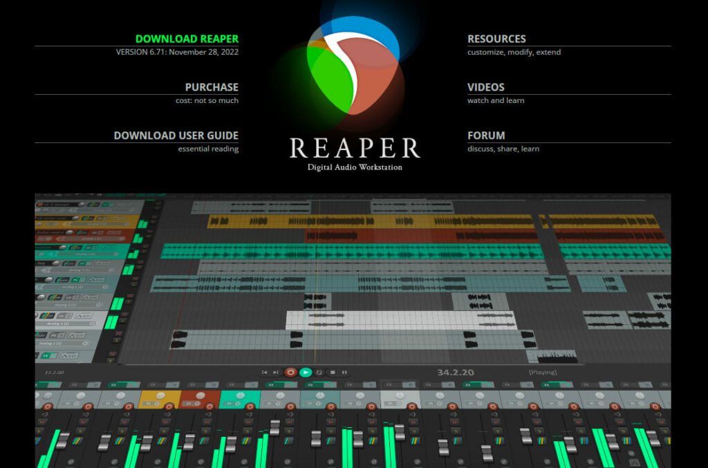 reaper podcast software