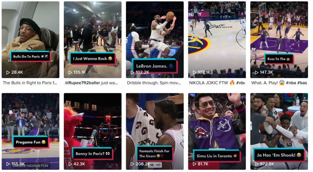 tiktok nba