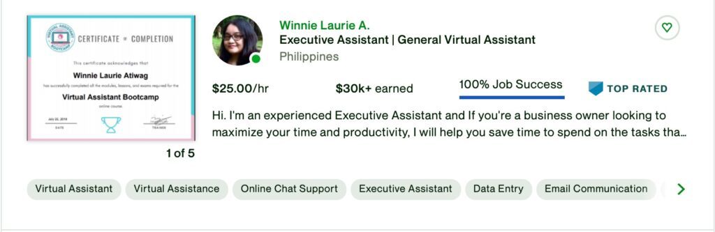 freelance virtual assistant