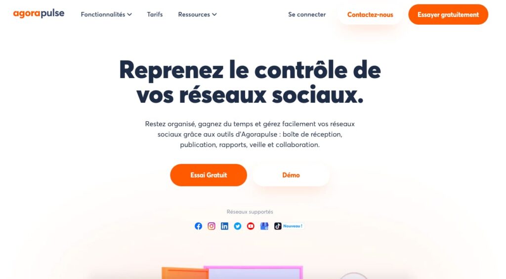 agorapulse interface